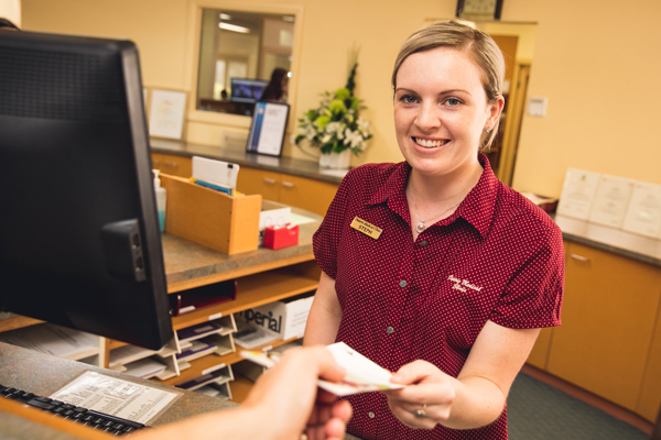 Friendly Receptionist